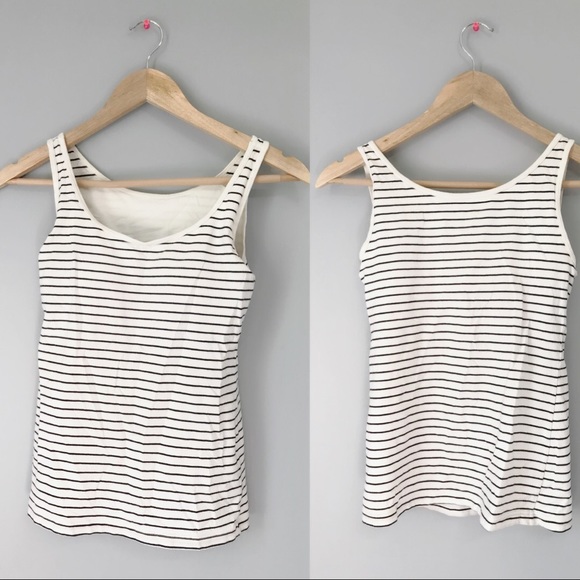❣️sold❣️2 bw stripped tank top - Picture 1 of 6